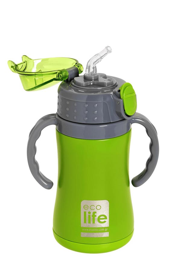 Θερμός Kids ecolife 300ml λαχανί