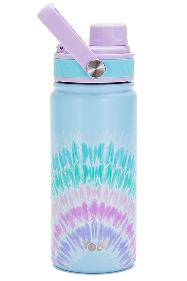 Παγούρι θερμός Ανοξείδωτος με λαβή 500ml Yolo Rainbow tie dye 90532