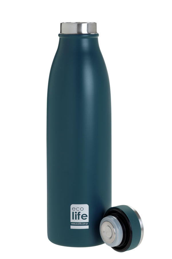 Θερμός Ανοξείδωτος ecolife 500ml μπλε 33-BO-3037