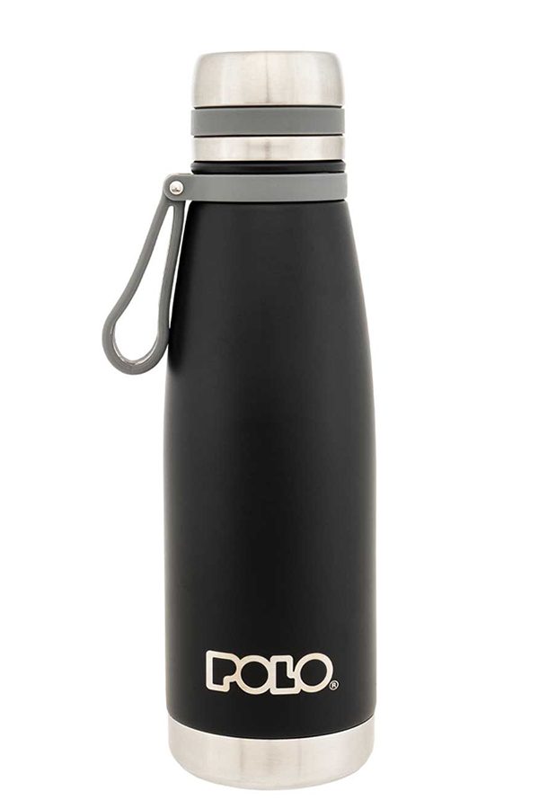 POLO Παγούρι θερμός 650ml μαύρο 949009-2000