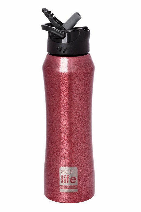 Θερμός Ανοξείδωτος ecolife 550ml red - κόκκινος