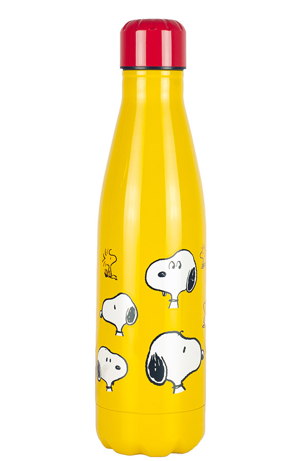 Παγούρι ανοξείδωτο 500ml Snoopy Smile-Giggle-Laught 555-80243