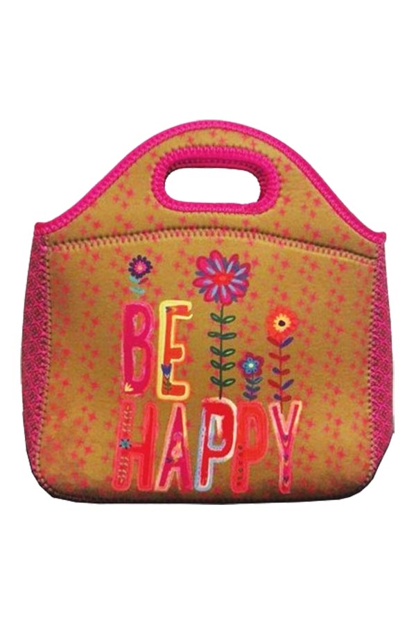 Τσαντάκι φαγητού Natural Life Be happy BAG-B01