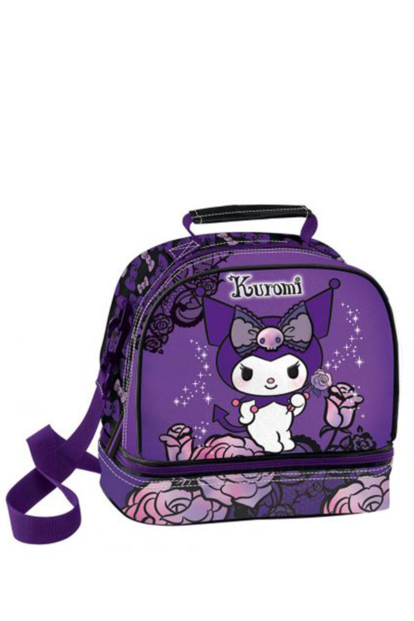 Ισοθερμικό τσαντάκι φαγητού Kuromi Graffiti purple laces 252313
