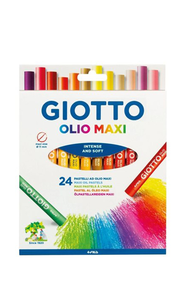 Λαδοπαστέλ GIOTTO olio maxi 24 χρωμάτων 293800