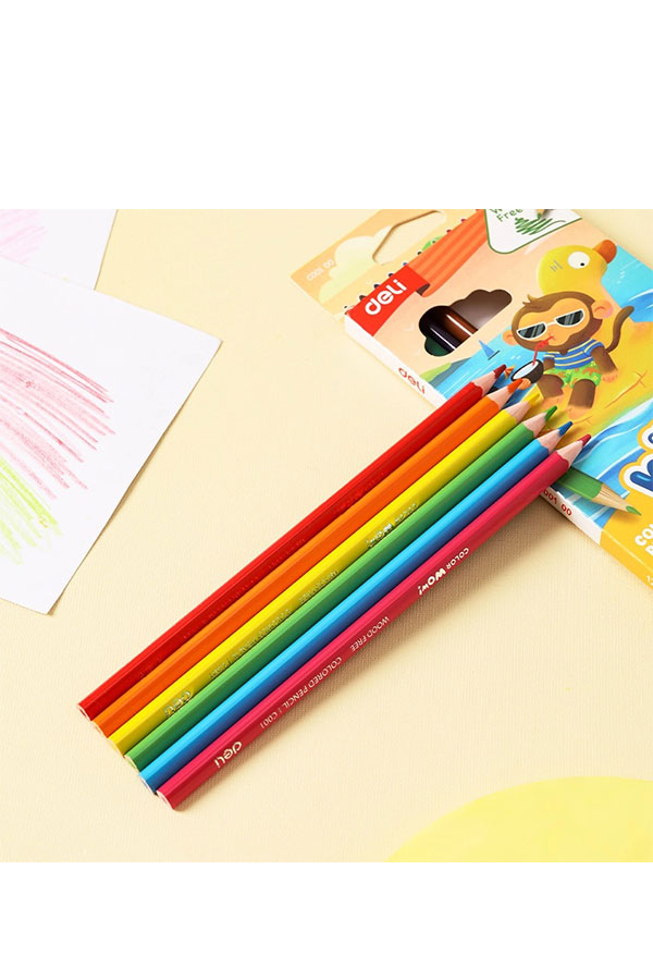 Ξυλομπογιές ζωγραφικής12 χρωμάτων Deli 231.940919