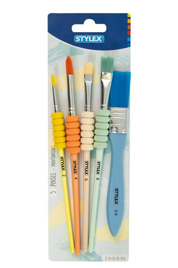 Πινέλα παστέλ σετ 5 τεμάχια  stylex 35067