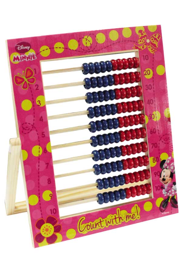 Αριθμητήριο ξύλινο Minnie 100 χάντρες Luna 0560069