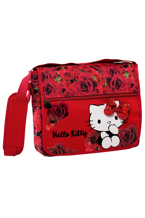 Τσάντα ταχυδρόμου Hello Kitty Graffiti κόκκινο 178741