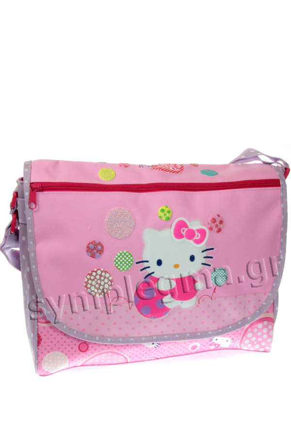 Τσάντα ταχυδρόμου Playful Hello Kitty ροζ 15824