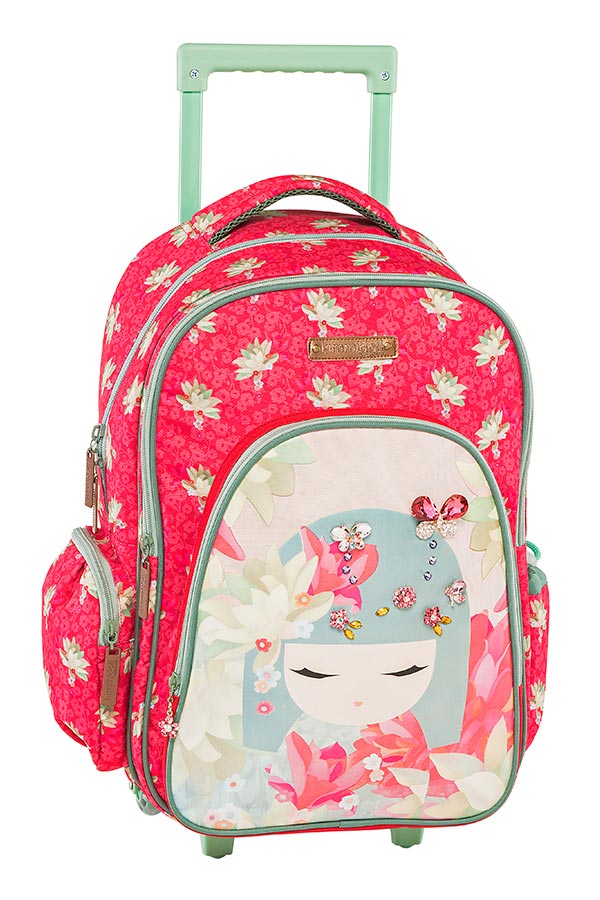 Σχολική τσάντα τρόλεϊ Kimmidoll ροζ Graffiti 173252