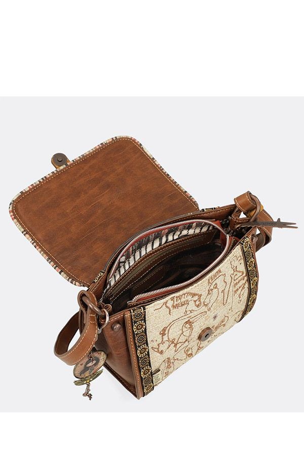 Anekke Kenya Safari Τσαντάκι ώμου με καπάκι 32722-03-378