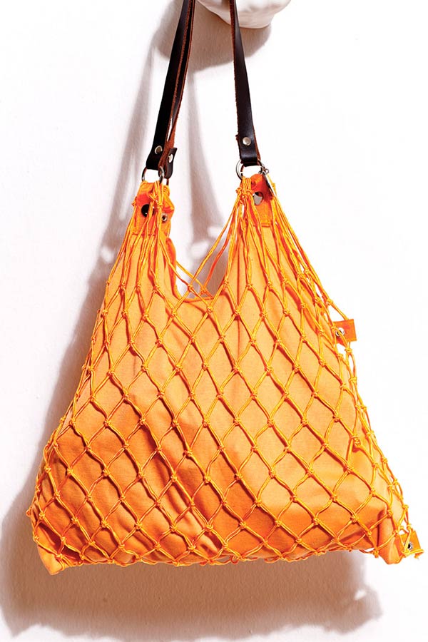 CEDON Τσάντα δίχτυ με επένδυση πορτοκαλί 2020645
