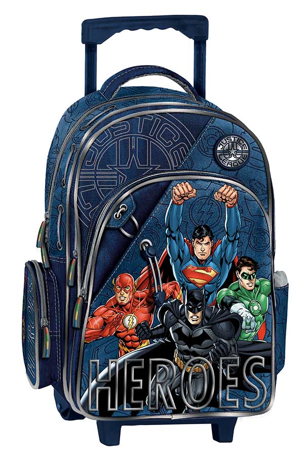 Justice League Σχολική τσάντα τρόλεϊ Graffiti 185751