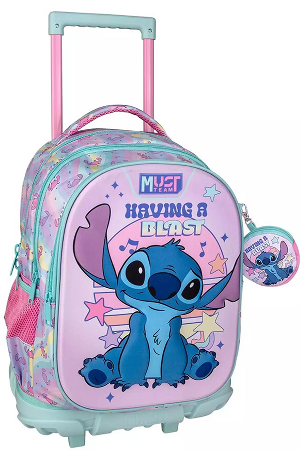 must Σχολική τσάντα τρόλεϊ Disney stitch 000565046