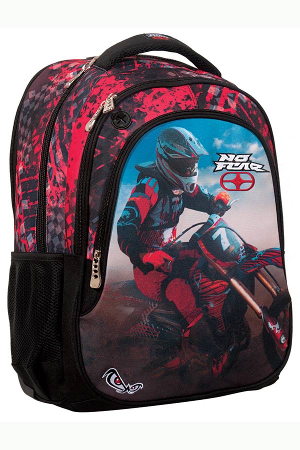 NO FEAR Σακίδιο BACKPACK red motocross 347-58031