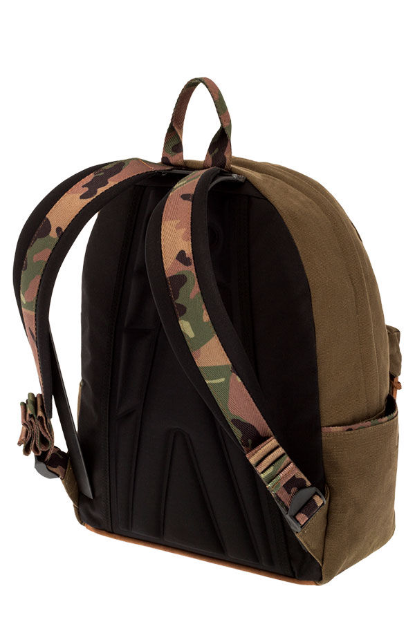 POLO BACKPACK Σακίδιο CANVAS λαδί 90124536