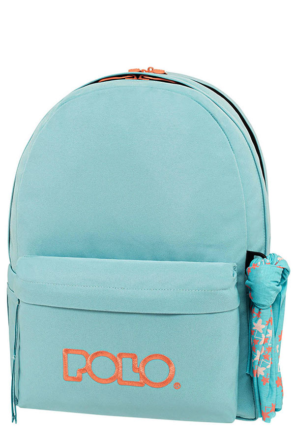 Σακίδιο POLO BACKPACK ORIGINAL DOUBLE SCARF Θαλασσί 9012355637