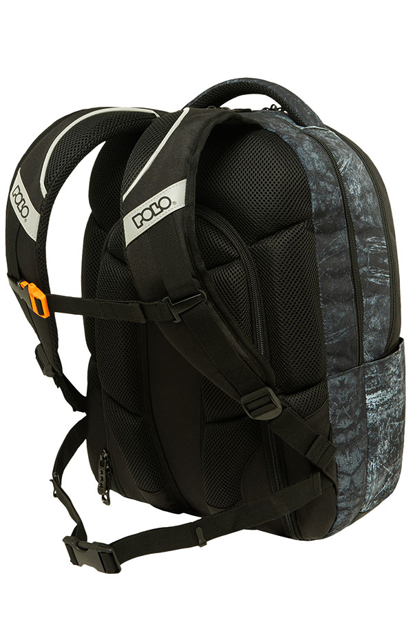 Σακίδιο POLO BACKPACK PRODIGY μαύρο γκρι 9010222022