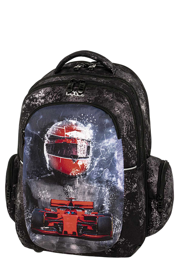  POLO Σχολική τσάντα σακίδιο πολυθεσιακό BACKPACK MAXXI Formula 9010578356