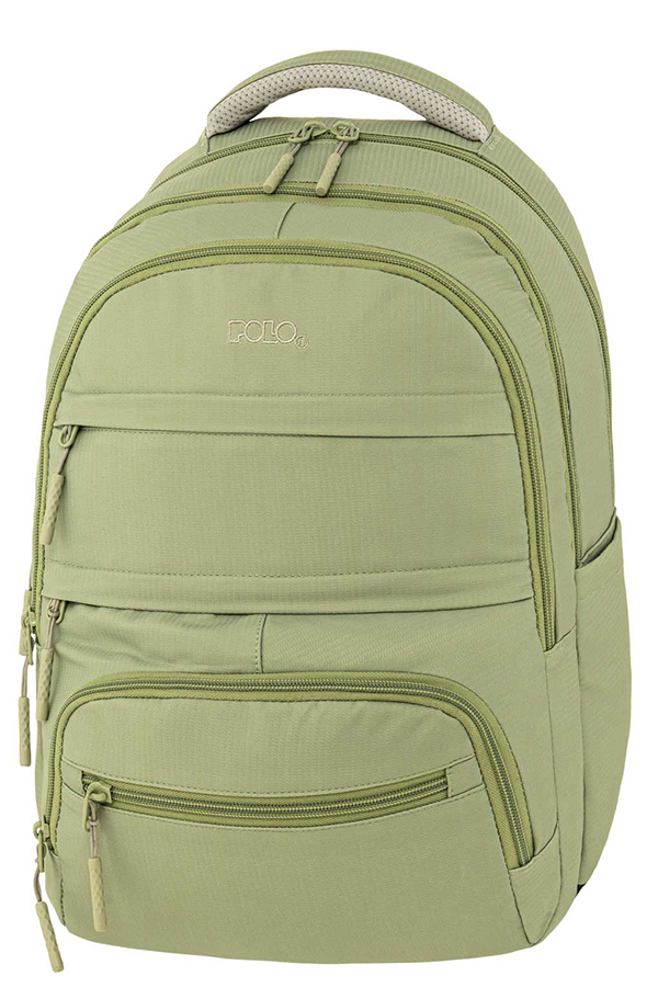POLO Σακίδιο MULTIPOCKET BACKPACK πράσινο 9010646900