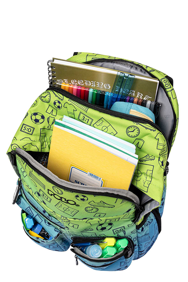 POLO Σχολική τσάντα σακίδιο BACKPACK YOUNGSTER Football 9010688375