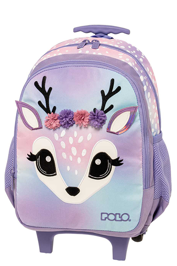POLO Σακίδιο νηπιαγωγείου τρόλεϊ JUNIOR TROLLEY BAG BIBI Τάρανδος 9070768353