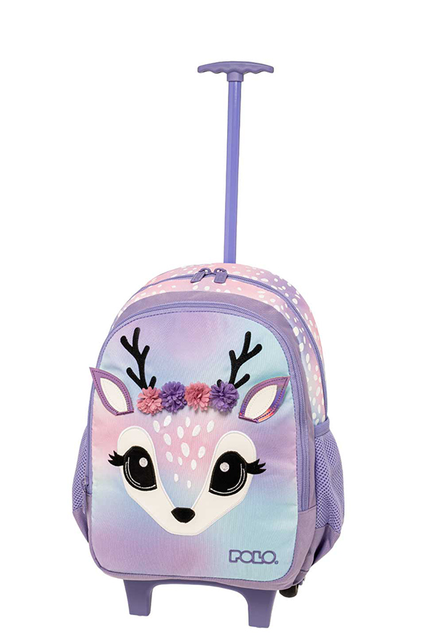 POLO Σακίδιο νηπιαγωγείου τρόλεϊ JUNIOR TROLLEY BAG BIBI Τάρανδος 9070768353