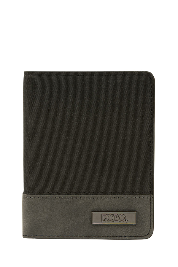 POLO Πορτοφόλι WALLET CLASSIC VERTICAL μαύρο 9380032000