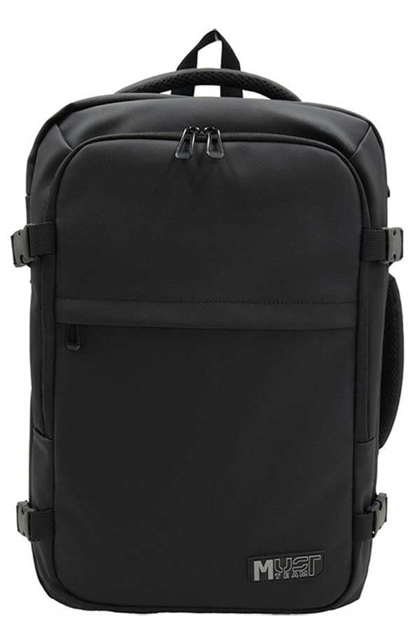 Τσάντα πλάτης ταξιδίου must μαύρη 000587425