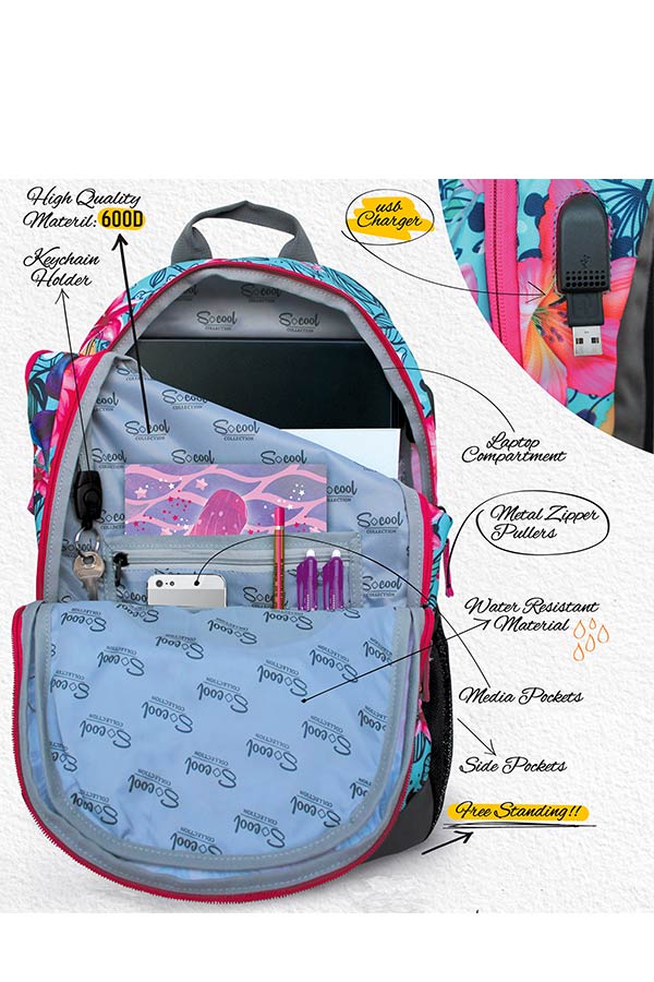 S.COOL BACKPACK Σακίδιο πλάτης DAY-TO-DAY sports SC.487