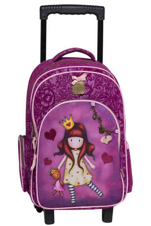 Santoro gorjuss Σχολική τσάντα τρόλεϊ - Princesses Graffiti 207254