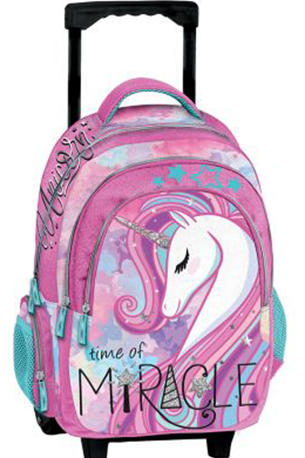  Σχολική τσάντα τρόλεϊ Unicorn Time of miracle Graffiti  231251