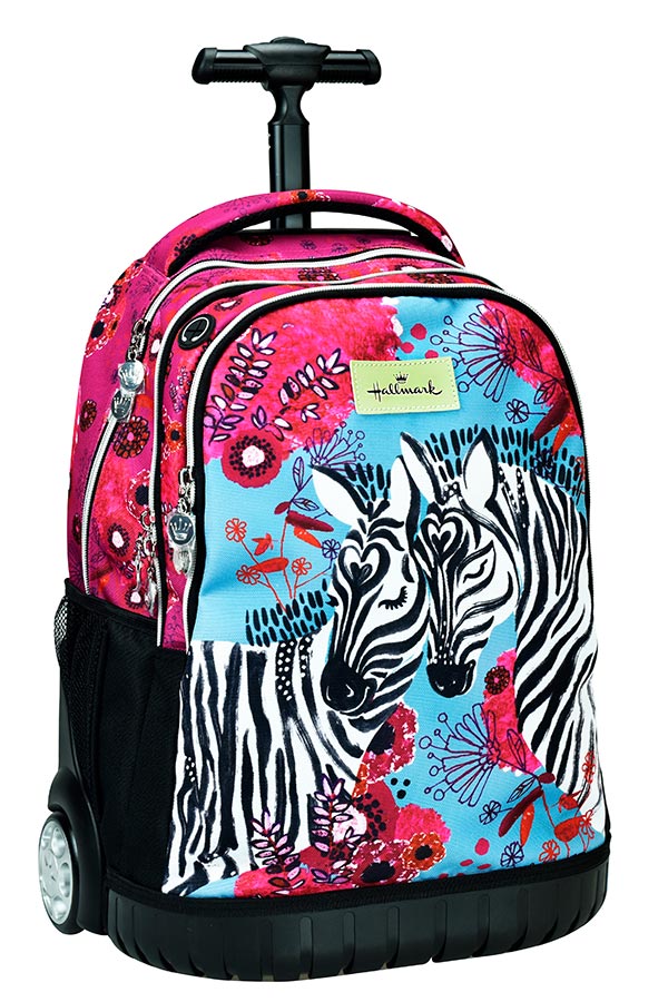  Σχολική τσάντα τρόλεϊ Hallmark Love Zebra 333-34074