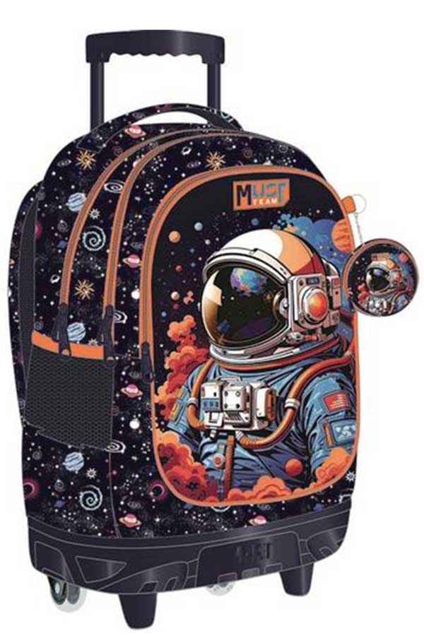 must Σχολική τσάντα τρόλεϊ Αστροναύτης 000587195