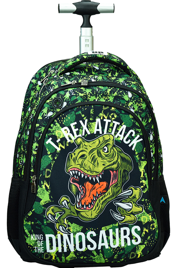 BACK ME up Σχολική τσάντα τρόλεϊ T Rex Attack Dinosaurs 357-13074