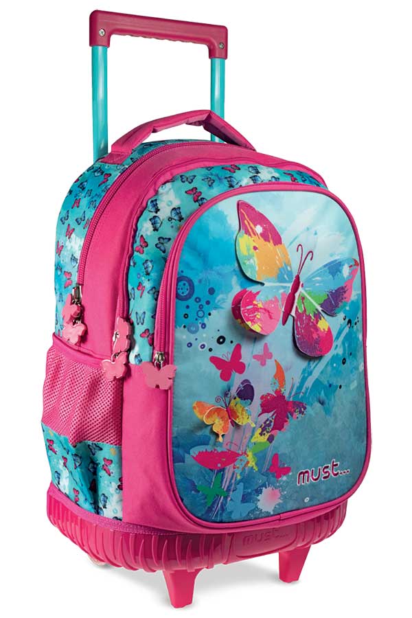 Σχολική τσάντα τρόλεϊ must Steps Butterflies 0579358