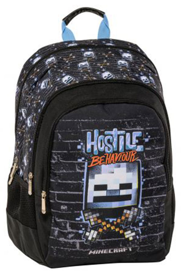 Σχολική τσάντα σακίδιο Minecraft Graffiti Wall 258212