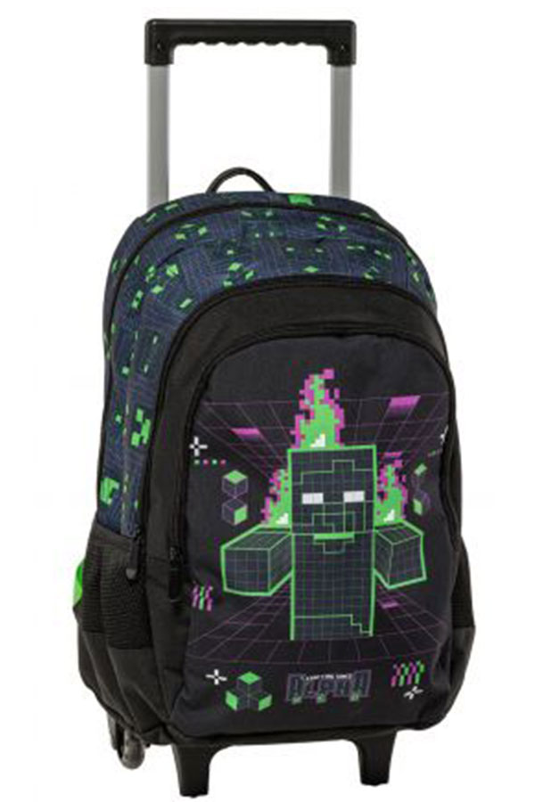 Σχολική τσάντα τρόλεϊ Matrix Minecraft Graffiti  258251