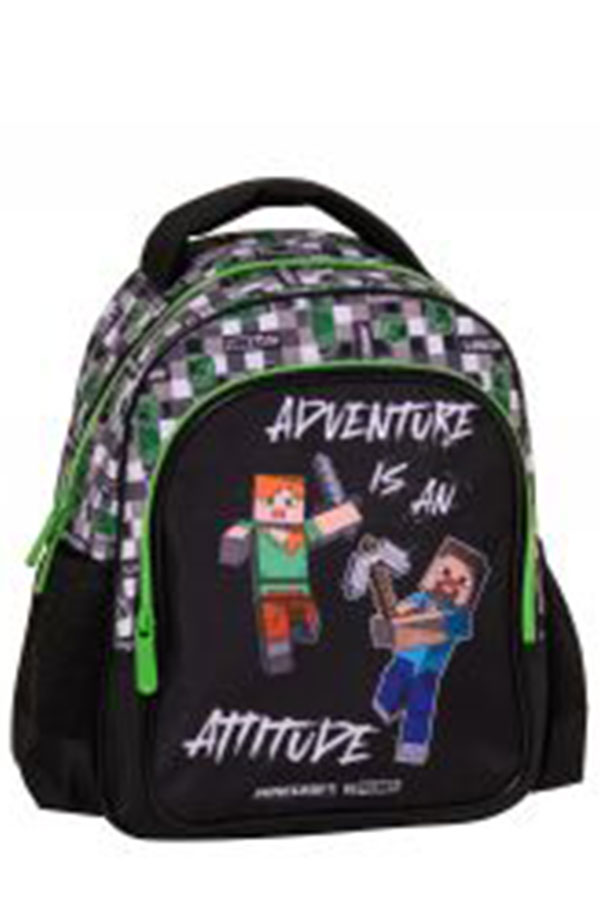 Σακίδιο νηπιαγωγείου Minecraft Graffiti Adventure is an attitude 248292