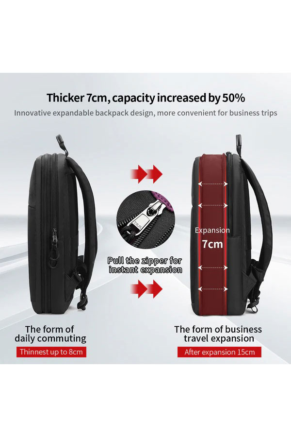 Σακίδιο με θέση για laptop 15,6 inches TIGERNU backpack μαύρο T-B9013