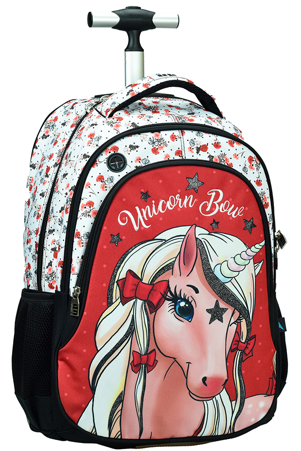  BACK ME up Σχολική τσάντα τρόλεϊ Unicorn Bow 357-14074