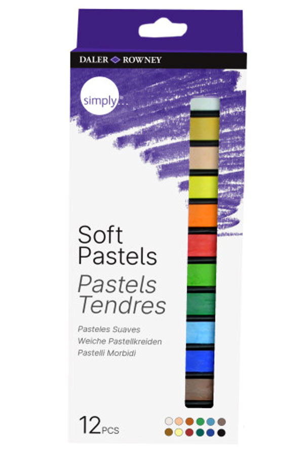 Ξηρά παστέλ ζωγραφικής 12 χρωμάτων DALER ROWNEY Soft Pastels D157500112