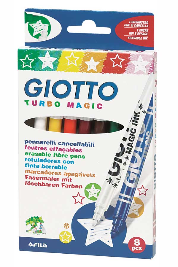 Μαρκαδόροι ζωγραφικής GIOTTO turbo magic 8 χρωμάτων 422700