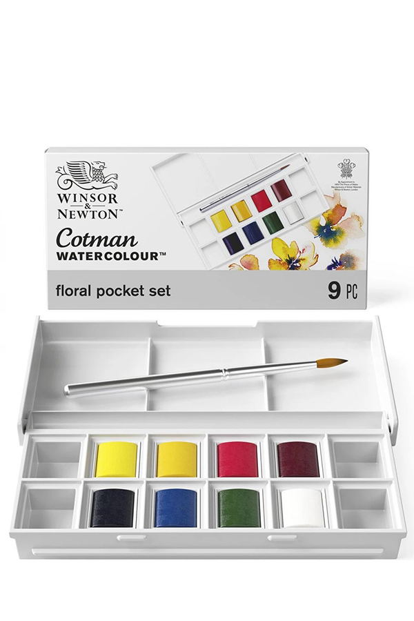 Χρώματα ακουαρέλας 8 χρώματα Winsor & Newton floral 390671