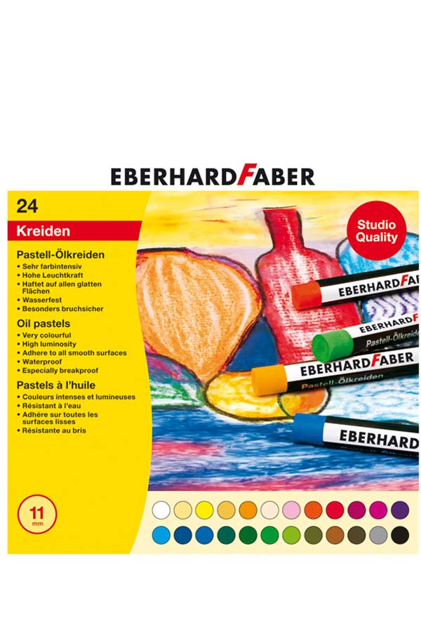 Λαδοπαστέλ EBERHARD FABER 24 χρωμάτων 522024