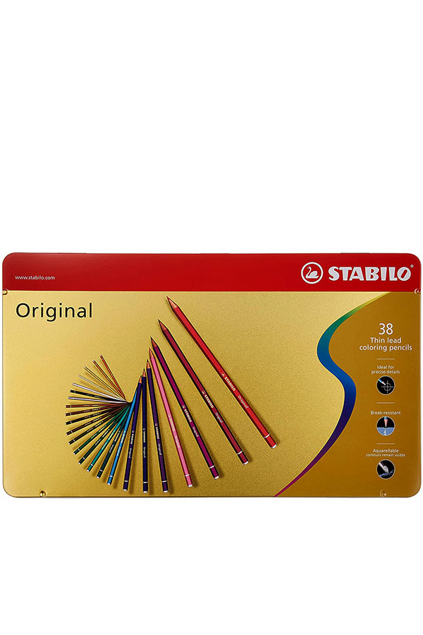 Ξυλομπογιές ζωγραφικής STABILO Original 38 χρωμάτων 8778-6