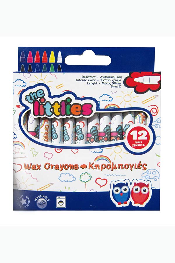 Κηροπαστέλ the littlies 12 χρωμάτων 0646035
