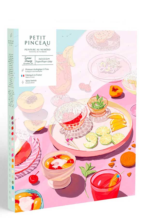 Σετ ζωγραφικής με νούμερα La petite epicerie Summer dreams 350032