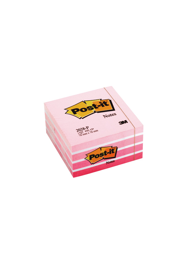 Αυτοκόλλητα χαρτάκια 76x76 Post-it ροζ 450 φύλλα 2028-P